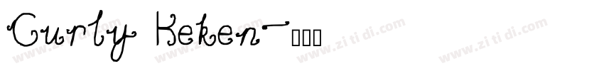Curly Keken字体转换